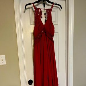 Fuschia maxi dress from Rue 21